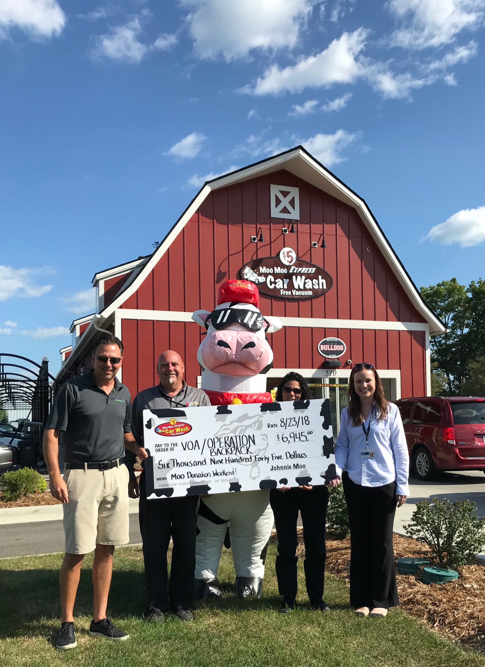 Press Release Moo Moo Express Car Wash Raises 6,945 for